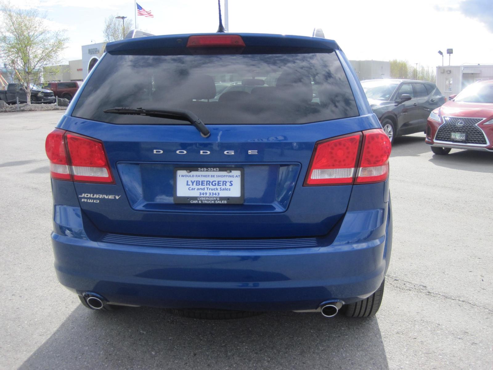 2015 blue /black Dodge Journey SE AWD (3C4PDDAGXFT) , automatic transmission, located at 9530 Old Seward Highway, Anchorage, AK, 99515, (907) 349-3343, 61.134140, -149.865570 - Photo #4